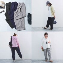 こっそりムレ対策できる、隠れメッシュパンツ。夏の新作をスタッフが着回し！