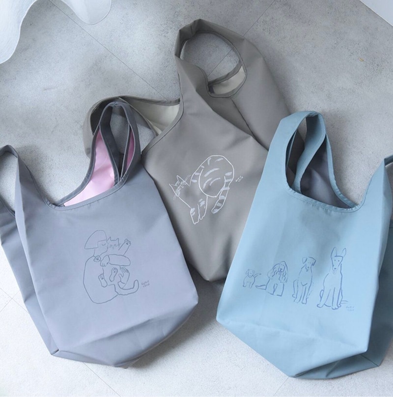 人気のエコバッグ&ポーチが限定コラボ!fukucocoさんのイラストで、使うのがもっと楽しみに