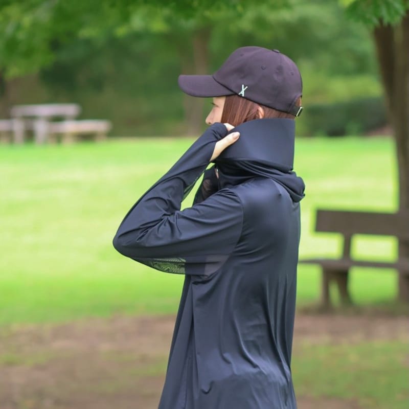 「これで完全防備！」日焼けも暑さも１枚着るだけのUVパーカー【インスタグラマーさんのもの選び】