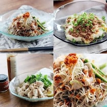 夏の定番「冷たい麺」、今年は蕎麦でひと味違う楽しみを。簡単冷やしアレンジ蕎麦3選！