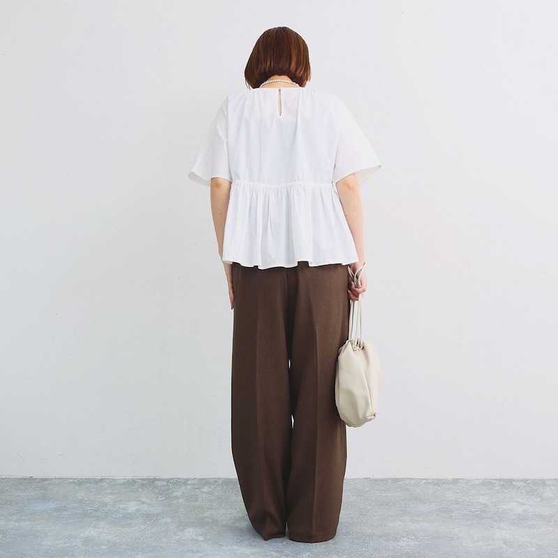すっきり美ワイドで叶える、きちんと見え。スタッフいち推し、お仕事パンツを着回し