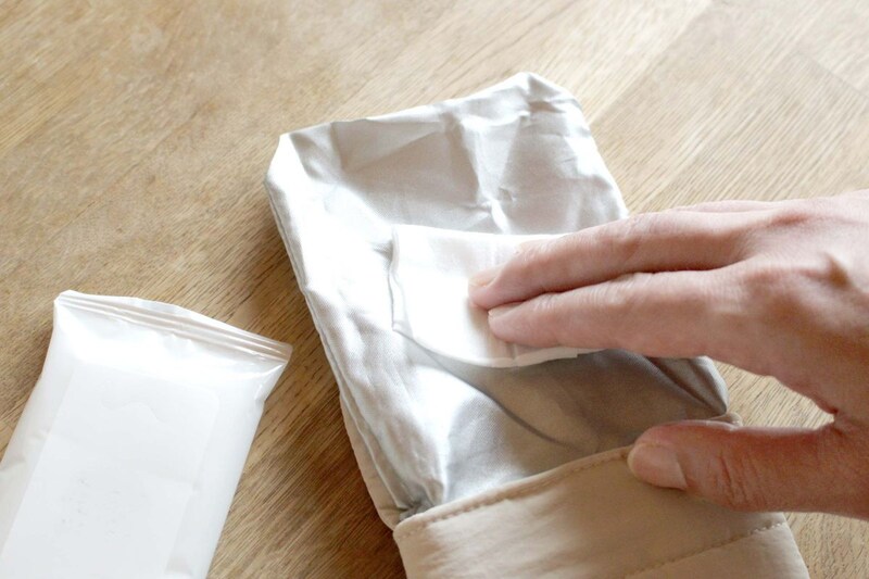 出先でのちょっとしたゴミを0秒回収！ポーチみたいな「わたし専用携帯ゴミ箱」
