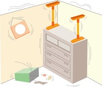 家の地震対策や避難のために、地震対策グッズを準備しよう