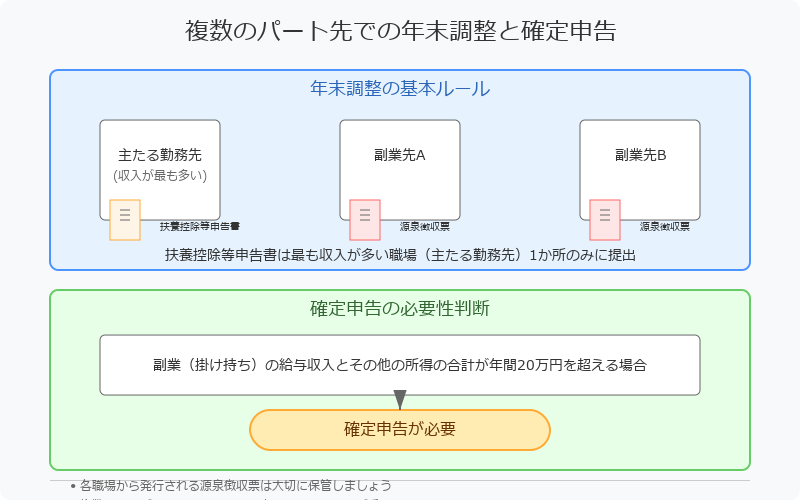 ■パートでも年末調整ではなく確定申告が必要になるケース