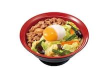すき家、シャキうま塩野菜牛丼を新発売！うま塩ダレの野菜と牛肉をあいもりで楽しむ一杯
