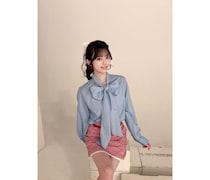 高嶺のなでしこ・星谷美来、小顔きわだつポニテ×レトロファッションを披露