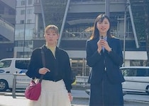ASANOさん、春らしい黒のトップス＆白のスカートでファッションポイント語る！ 大橋めりさが突撃インタビュー！＜東京渋谷コレクションPRESS＞