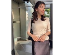 「やっぱりTBSの姫！」「天使すぎます」TBS・上村彩子アナ、気品あふれるしっとりブラウスで魅了！