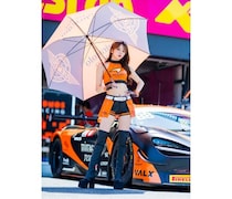 「レースに集中出来ない」立華理莉、メリハリボディで魅せる全身コスチューム！