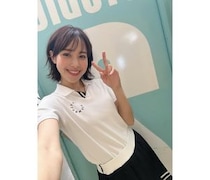 神スタイル！鷲見玲奈、アイドル級にキュートなゴルフウェア姿を披露！