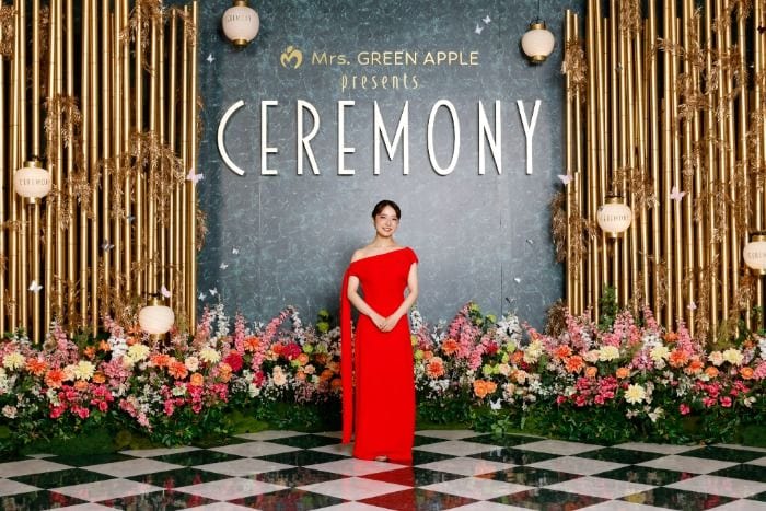 上白石萌音がエレガントなドレススタイルでグリーンカーペットに登場!<Mrs. GREEN APPLE presents『CEREMONY』>