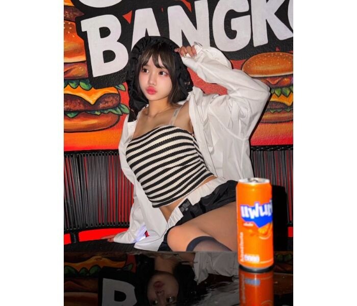 みもれもん、お腹ちらり!おしゃれなボーダーコーデ披露「みもれっちは何してもかわちい」