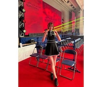 橘 香恋、スラリ美脚でブラックコスチューム着こなし！ファン圧倒