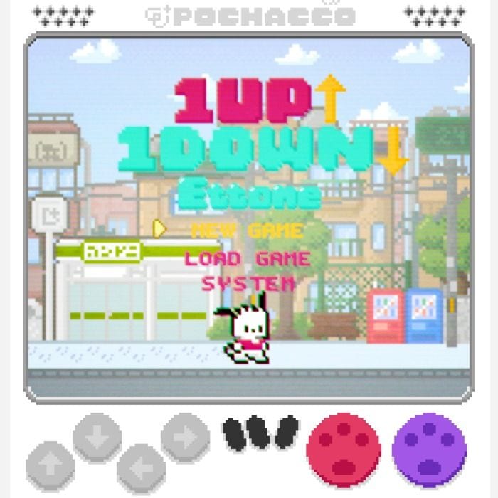 Ettone、4th Digital Single「1UP↑1DOWN↓」配信リリース&Music Video公開!サンリオの人気キャラクター「ポチャッコ」とのコラボレーションで描く、8bitゲームの世界