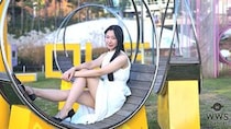 【写真特集】Asia Model Festival出演モデル・木村真奈美、 白のスリットドレスから美脚を披露！