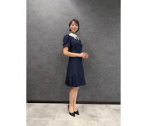今井春花、清楚なネイビーのワンピース姿を公開