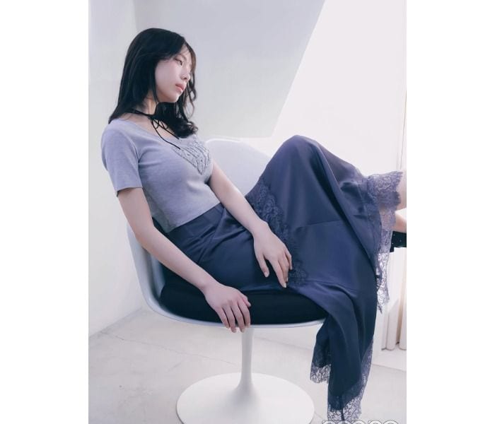 「アンニュくて素敵よね」「美しきかな」菊地姫奈、上品なフェミニンコーデにファン悶絶