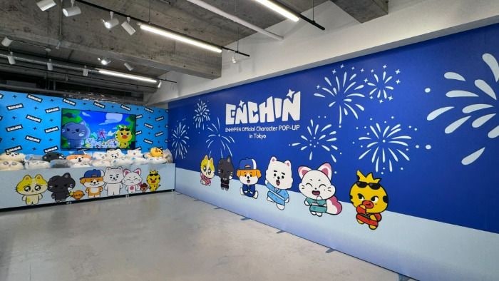 ENHYPEN公式キャラクター「ENCHIN」のポップアップストアが6日東京・渋谷でオープン！浴衣姿の「ENCHIN」が登場！！