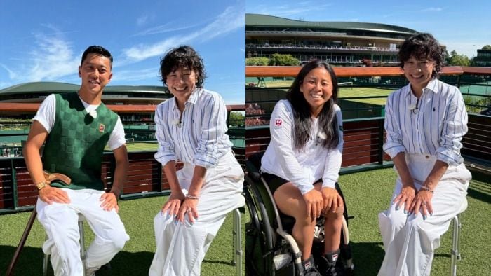 伊達公子、小田凱人&上地結衣にインタビュー!ウィンブルドンへの思いに迫る