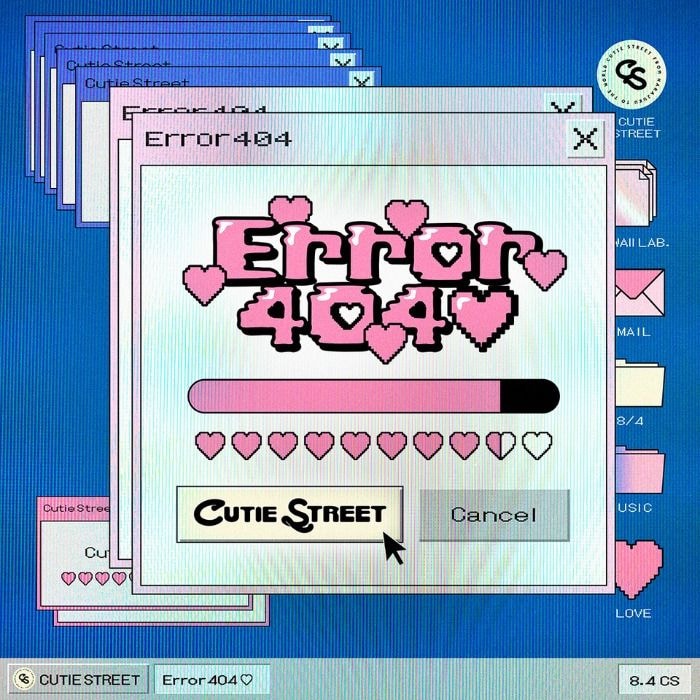 CUTIE STREET、SILENT SIRENすぅが作詞を手がけるポップラブソング「Error404♡」配信