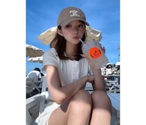 聖菜、お忍び海ショットでスレンダーボディを開放！