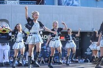 【動画】千葉ロッテマリーンズ 公式チアパフォーマー・M☆Splash!!、黒とシルバーの衣装で笑顔いっぱいのパフォーマンス！