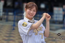 【動画】川上千尋、かわいすぎる阪神ユニフォーム姿で『サントリードリームマッチ2026』をレポート！