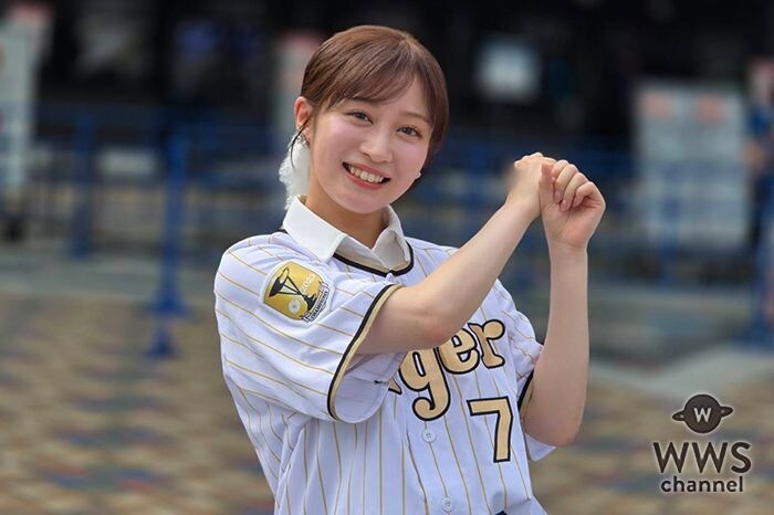 【動画】川上千尋、かわいすぎる阪神ユニフォーム姿で『サントリードリームマッチ2026』をレポート!