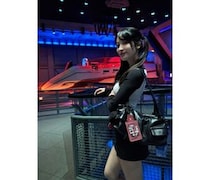 赤城ありさ、ツインテール×モノトーンコーデでファン魅了