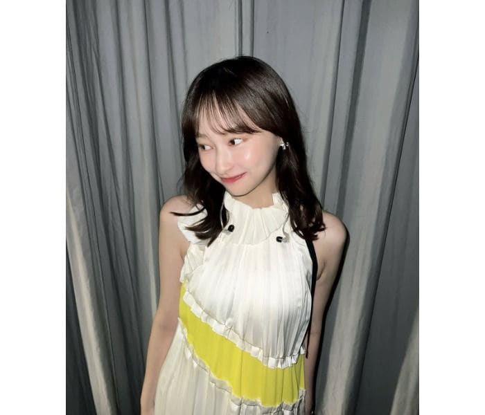 影山優佳、レモンカラーのドレスで華やかに！