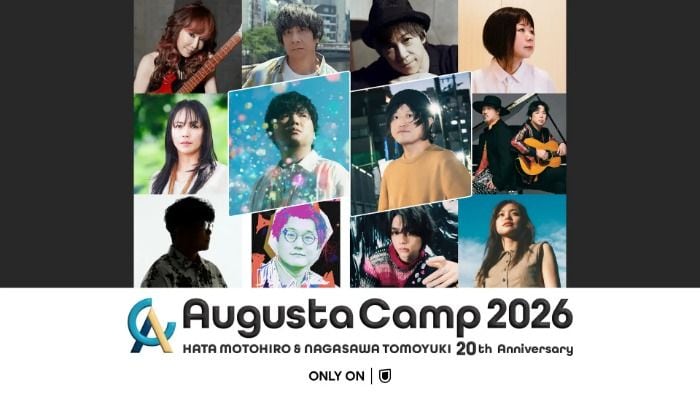秦 基博&長澤知之デビュー20周年記念「Augusta Camp 2026」、U-NEXTで独占ライブ配信!