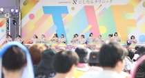 【写真特集】HKT48、パステルカラーが映える華やかなフリル衣装で登場！圧巻のパフォーマンスでTIFを盛り上げる！！＜TOKYO IDOL FESTIVAL 2026＞