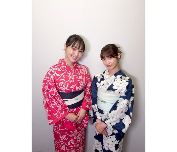 菅井友香&中村ゆりか、浴衣姿で腕組みも!映画「チェイサーゲームW」夏祭りイベント開催
