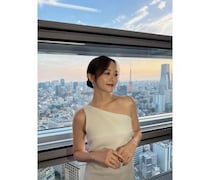森香澄、東京タワーを背に華やかなワンショルダードレス姿！今夜放送の『しゃべくり007』出演を告知