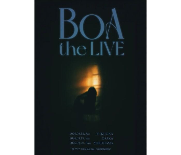 BoA、日本デビュー25周年&「BoA the LIVE」20周年!9月から日本3都市でプレミアムライブツアー開催