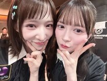 小栗有以、ロッテユニフォーム姿でスタジアムに登場！伊藤百花とのキュートな2ショットも