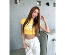 「めっちゃ綺麗」央川かこ、ファン絶賛のストレートヘア＆美腹筋みせ！