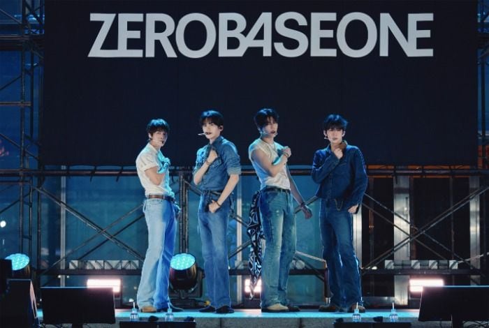 【オフィシャルレポート】ZEROBASEONE、Omoinotake藤井怜央と一夜限りのスペシャルコラボが実現!新宿・歌舞伎町シネシティ広場のフリーライブで約4000人超えのファンが熱狂