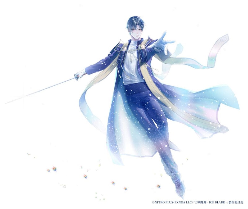 『刀剣乱舞 – ICE BLADE -』へし切長谷部ビジュアル解禁 “忠義”と“苛烈さ”を銀盤で表現