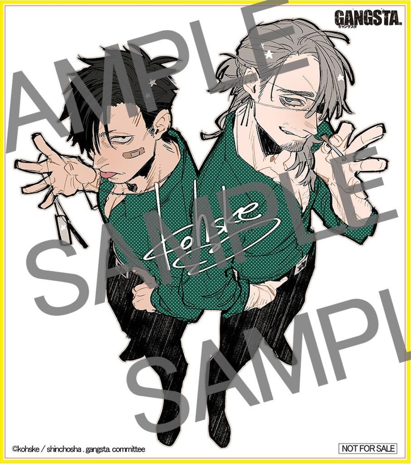 『GANGSTA.』サイン色紙プレゼントキャンペーン開催　諏訪部順一＆津田健次郎直筆サイン入り