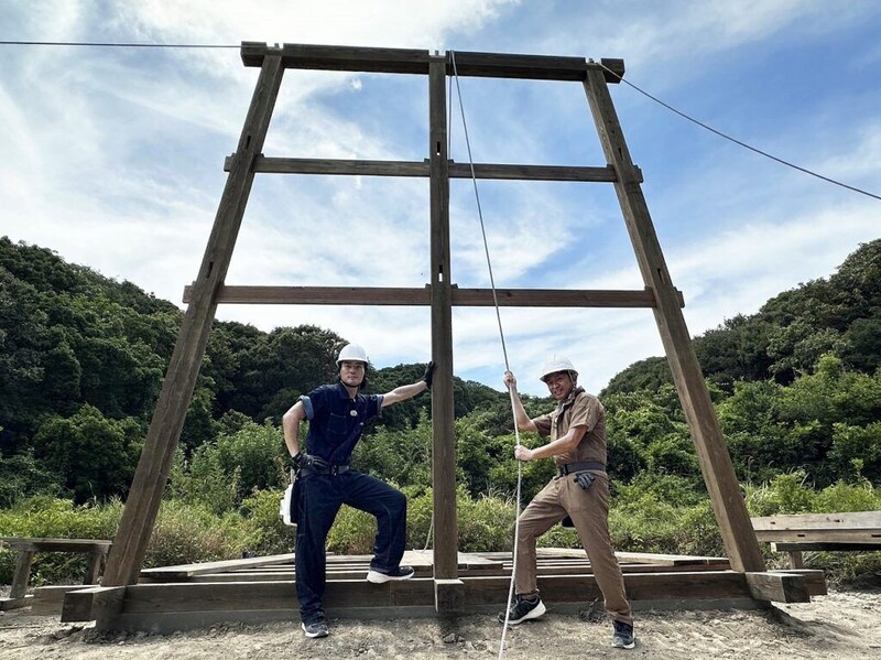 『鉄腕DASH』城島茂の悲願「城づくり」が本格始動 森本慎太郎&髙地優吾と高さ8メートルの巨大やぐら建設へ