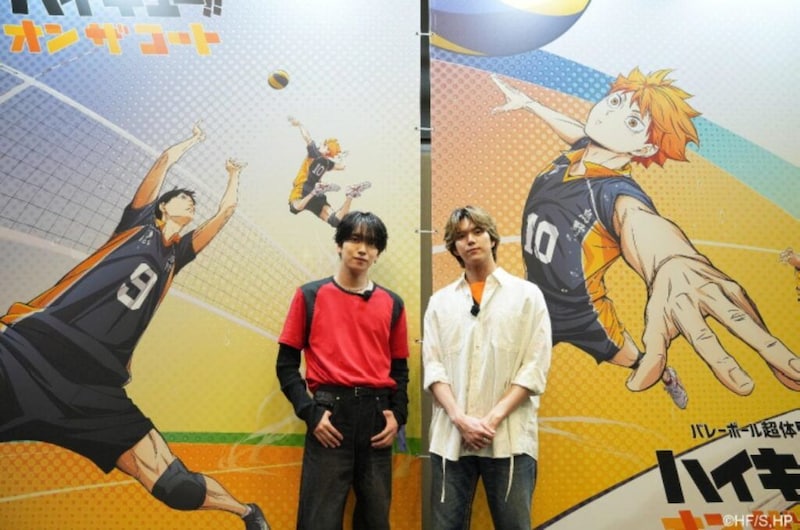 MAZZEL・RAN&EIKI『ハイキュー!!』の世界を体験 驚異のレシーブに「今日からバレーボールをやらせて!」
