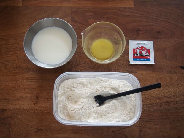 ちぎりメロン材料