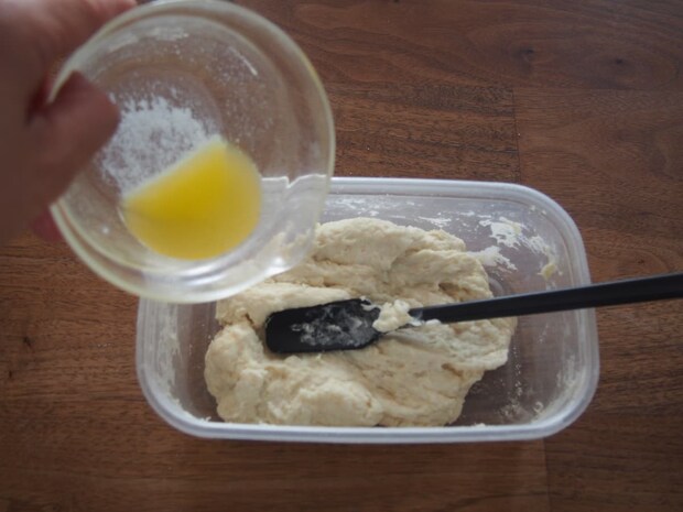 ちぎりメロンこねる②