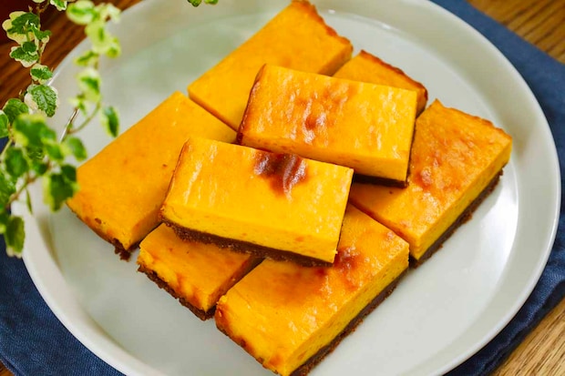 ねっとり濃厚「かぼちゃのチーズケーキ」レシピ