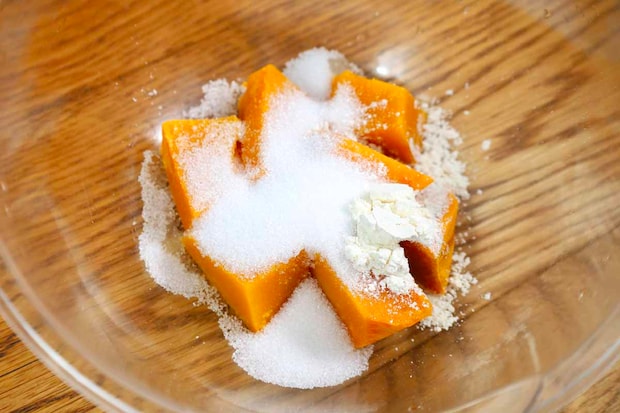 ねっとり濃厚「かぼちゃのチーズケーキ」レシピ