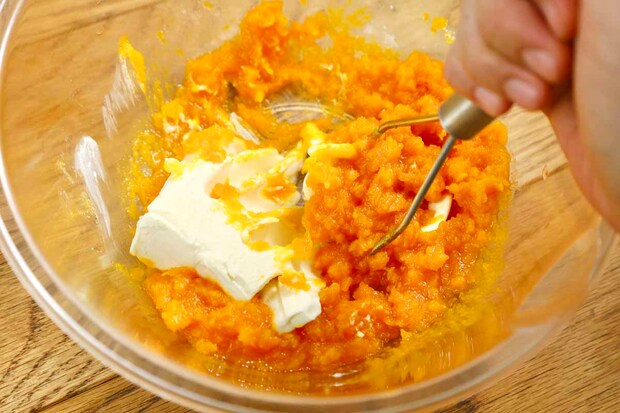 ねっとり濃厚「かぼちゃのチーズケーキ」レシピ