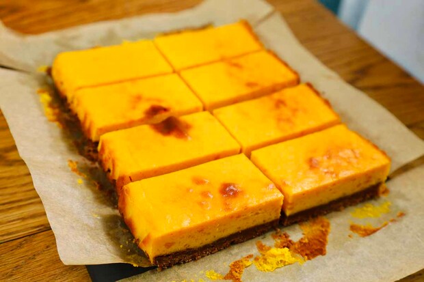 ねっとり濃厚「かぼちゃのチーズケーキ」レシピ