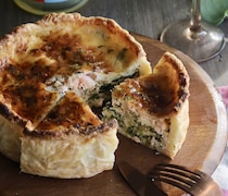 ほっくほくでおいしい♪旬の食材で作る「焼きたてキッシュ」