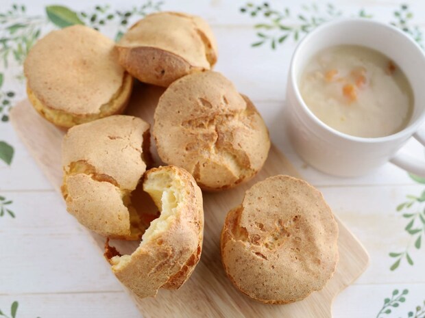 ふくらむのが楽しい♪型に流して焼くだけ「ポップオーバー」レシピ